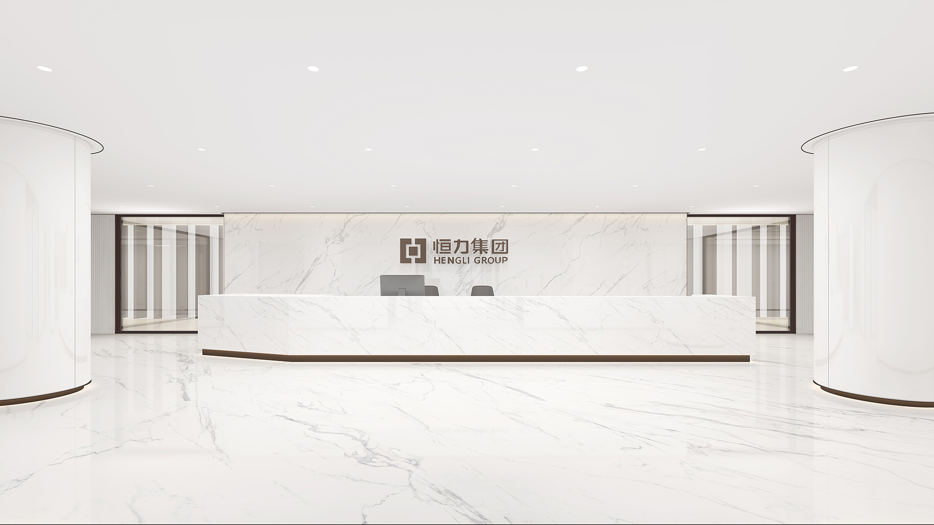 恒力惠州辦公樓室內設計方案說明「圖紙」