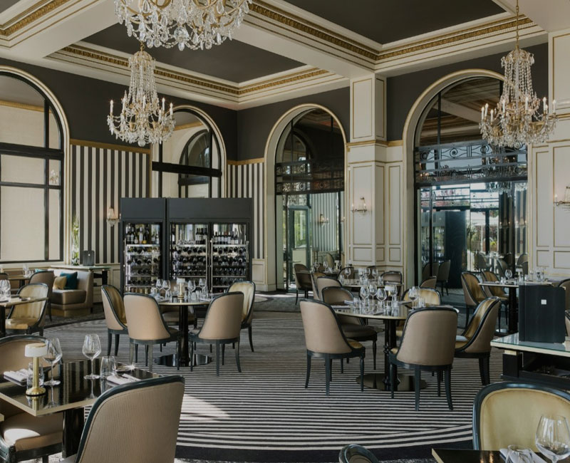 高級餐廳平面圖設計和氛圍設計