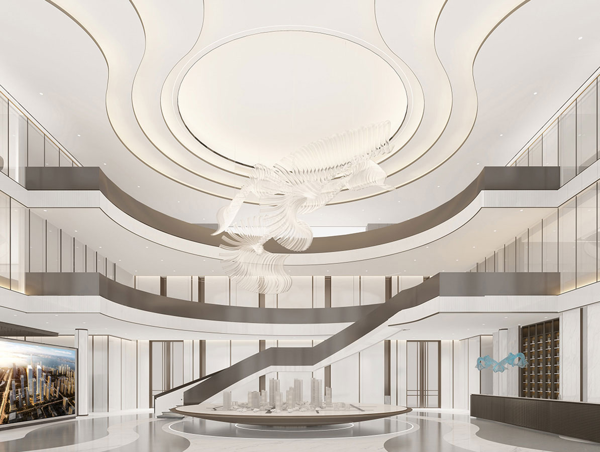 吳江恒力環(huán)企經(jīng)典的住宅售樓處設(shè)計(jì)裝修方案